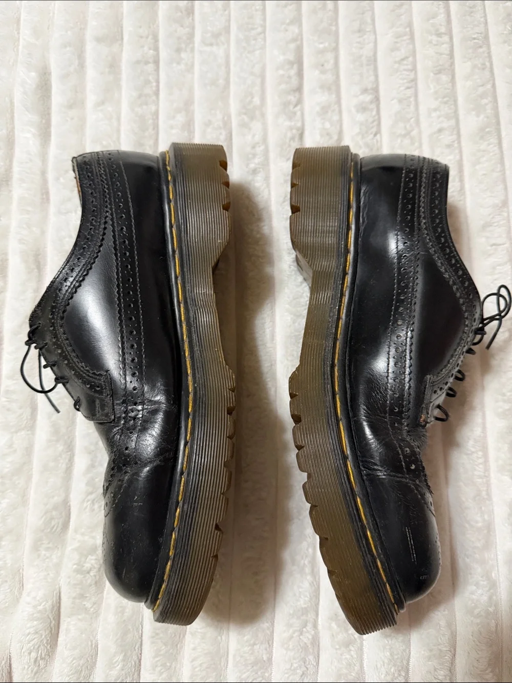 Dr. Martens leather wingtip